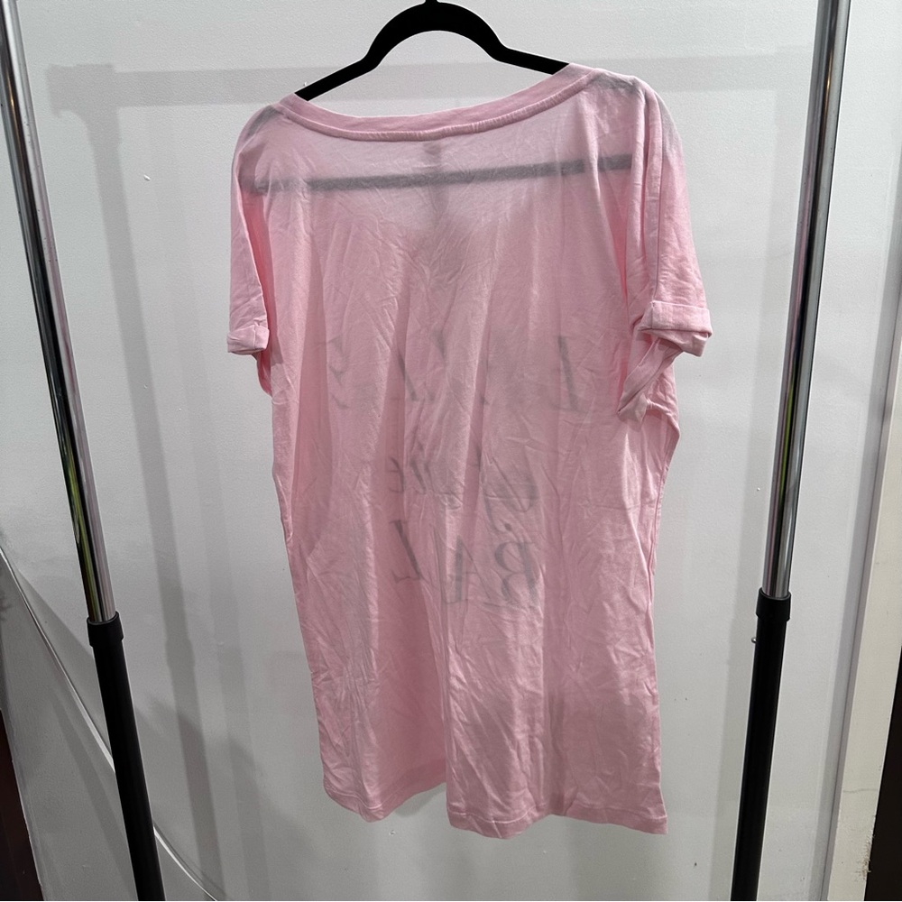 Forever 21 Pink Chemise with 'Belle of the Ball' Print - Picture 3 of 3
